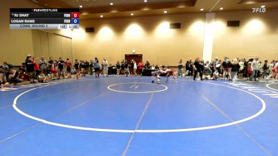 80 lbs Cons. Round 2 - RJ Shay, Pennsylvania vs Logan Rang, Pennsylvania
