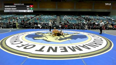 197 lbs Semifinal - Asher Ruchti, Southern Oregon vs Gunner Henry, Wyoming