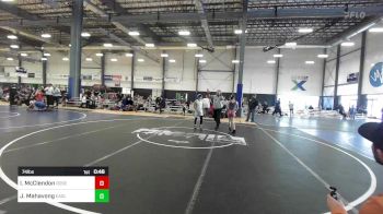 74 lbs Consi Of 4 - Isaac McClendon, Roseburg Mat Club vs John Mahavong, Eagle Point Youth