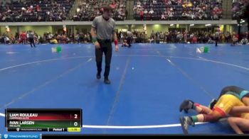 80 lbs Quarterfinal - Liam Rouleau, Chippewa Elite vs Ivan Larsen, MN Elite