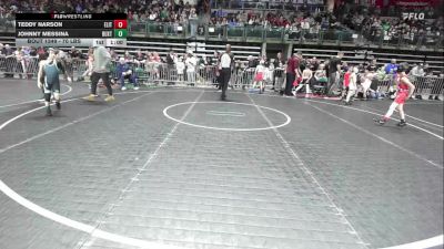 70 lbs Round Of 16 - Teddy Narson, Elite NJ vs Johnny Messina, Buxton (NJ)