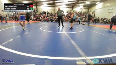 70-75 lbs Consi Of 8 #1 - Hayes Hudson, Sperry Wrestling Club vs Kaisen Kelley, Tiger Trained Wrestling