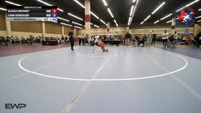 92 lbs Quarterfinal - Elijiah Mooney, Carrollton Thunder Wrestling vs Liam Gonzales, Dead Shot Wrestling Club