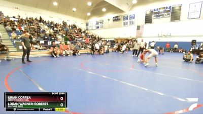 113 lbs Quarterfinal - Logan Wagner-Roberts, Eastvale Elite vs Uriah Correa, Servite High School