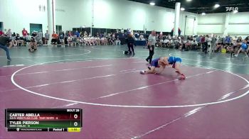 126 lbs Round 4 (16 Team) - Tyler Pierson, Iowa Gables vs Carter Abella, S.E.O. Wrestling Club- Team White