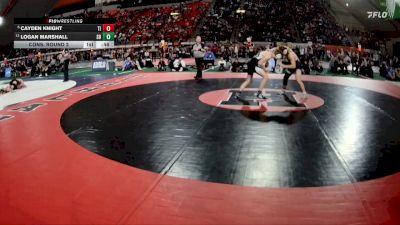 4A 144 lbs Cons. Round 2 - Logan Marshall, Snake River vs Cayden Knight, Timberlake