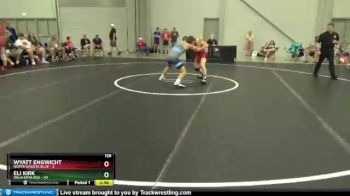126 lbs Quarters & 1st Wb (16 Team) - Wyatt Engwicht, North Dakota Blue vs Eli Kirk, Oklahoma Red