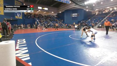 140 lbs Cons. Round 6 - Mariana Puzycki, Bayonee vs Gabriela Song, West Springfield