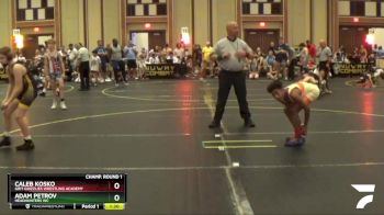 96 lbs Champ. Round 1 - Adam Petrov, Headhunters WC vs Caleb Kosko, Grit Grizzlies Wrestling Academy