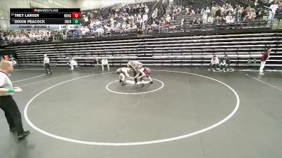 3A 120 lbs Champ. Round 1 - Dixon Peacock, Emery vs Trey Larsen, Morgan