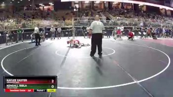 130 lbs Semifinal - Kaylee Easter, Wewahitchka vs Kendall Bibla, Tocoi Creek