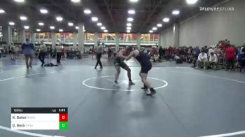 165 lbs Round Of 64 - Kane Baker, Riverton vs Quayde Beck, Payson