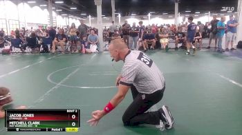 140 lbs Round 1 (6 Team) - Jacob Jones, CTWHALES vs Mitchell Clark, Mat Warriors Red