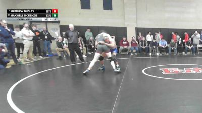 150 lbs Consi Of 4 - Matthew Dudley, Northbridge vs Maxwell McKenzie, West Springfield
