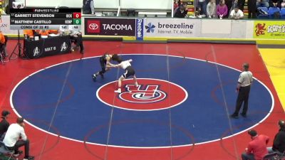 103 lbs Consi Of 32 #2 - Garrett Stevenson, Hickory vs Matthew Castillo, Hempfield