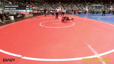 66 lbs Consi Of 8 #1 - Brielle Shannon, Longwood Wrestling Club vs Kasey Kilcoin, Nebraska Wrestling Academy 2