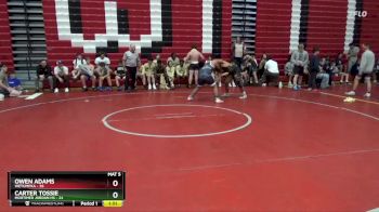 215 lbs Round 3 (16 Team) - Carter Tossie, Mortimer Jordan HS vs Owen Adams, Wetumpka