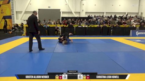 Christina Leigh Howell vs Kirsten Allison Wender 2025 World IBJJF Jiu-Jitsu No-Gi Championship