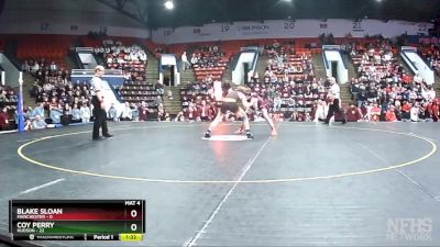 144 lbs Semifinals (8 Team) - Coy Perry, Hudson vs Blake Sloan, Manchester