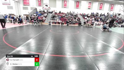 215 lbs Round Of 16 - Devon Farwell, Concord vs Elijah Wales, Milford