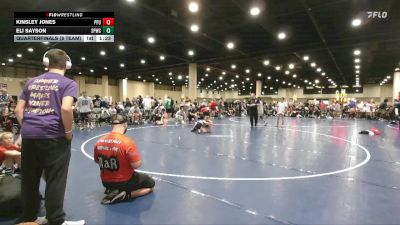 65 lbs Quarterfinals (8 Team) - Kinsley Jones, Panhandle Punishers vs Eli Sayson, Spartan WC