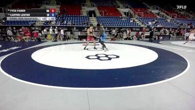 190 lbs Cons. Sub-quarters - Tyce Faber, MN vs Carter Lester, OH