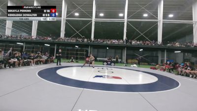 125 lbs Mikayla Perkins, Indiana vs Kendleigh Dowalter, Ohio Blue