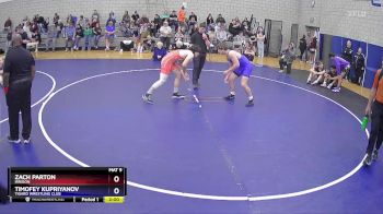 165 lbs Cons. Round 3 - Zach Parton, Irrigon vs Timofey Kupriyanov, Tigard Wrestling Club