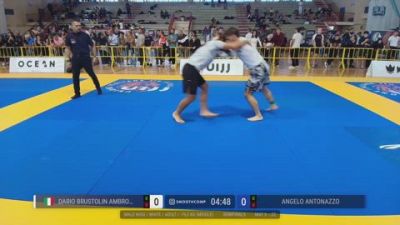 Dario Brustolin Ambrosio vs Angelo Antonazzo 2026 UIJJ TRIESTE BJJ CHALLENGE