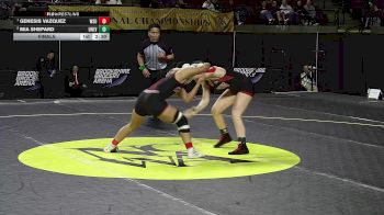 117 lbs Final - Genesis Vazquez, Washington State (W) vs Mia Shepard, UNLV (W)