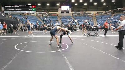 149 lbs 1st Place Match - Christian Lopez, Embry-Riddle (Ariz.) vs Kaden Fetterolf, Oklahoma City