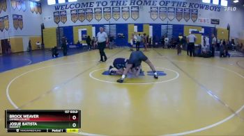 157 Gold Round 1 - Josue Batista, Hagerty vs Brock Weaver, Camden County