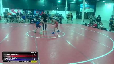 102 lbs 2nd Wrestleback (8 Team) - Ethan Ramirez, California vs Easton Smith, Oklahoma Blue