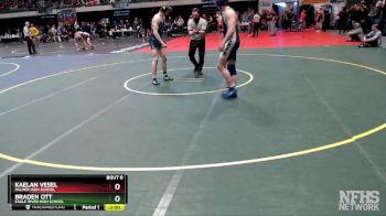 189 lbs Quarterfinal - Kaelan Vesel, Palmer High School vs Braden Ott, Eagle River High School