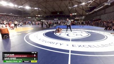 85 lbs 3rd Place Match - David Nunez, Orcas Island Wrestling Club vs Titus Kjar, Liberty Warriors Wrestling Academy