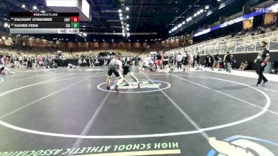 175 lbs Champ. Round 1 - Zachary Utnehmer, South Effingham vs Xavier Pena, Zephyrhills Christian