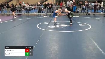 49 lbs Prelims - Dane Sigle, Malvern Blue ES vs Bryson Bisio, Minion Green ES