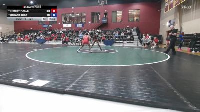 124 lbs Champ. Round 1 - Trinity Halls, Newberry vs Juliana Diaz, Delaware State