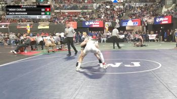AA - 126 lbs Cons. Round 1 - Jace Whitaker, Billings West vs Noah Carlos, Billings Senior High School
