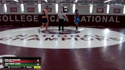 285 lbs Round 5 - Phillip Malone, Iowa Lakes CC vs Matthew Coon, TCNJ