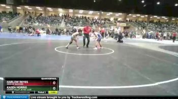 77 lbs Quarterfinal - Harlow Reyes, Rock Of Redmond vs Kasen Morris, Hidden Valley Jr Mat Club