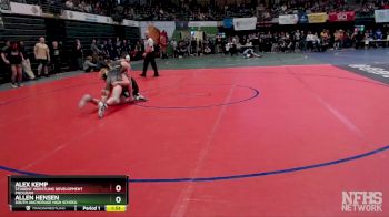 171 lbs Champ. Round 1 - Allen Hensen, South Anchorage High School vs Alex Kemp, Student Wrestling Development Program