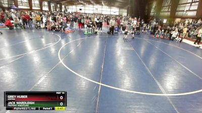 45 lbs Cons. Round 3 - Grey Huber, Uintah vs Jack Wardleigh, Fremont Wrestling