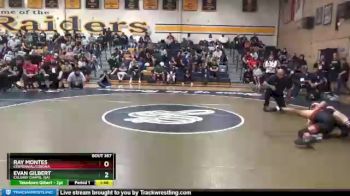 170 lbs Champ. Round 2 - Evan Gilbert, Calvary Chapel (sa) vs Ray Montes, Centennial/Corona