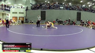 120 lbs Quarterfinals (8 Team) - Lincoln Underwood, Portage vs David Alstadt, Evansville Mater Dei