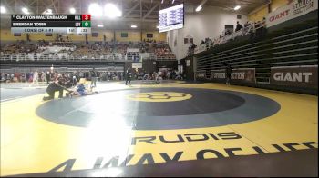 132 lbs Consi Of 8 #1 - Clayton Waltenbaugh, The Hill School vs Brendan Tobin, Loyola Blakefield