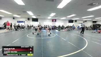 113 lbs Champ. Round 2 - Noah Butler, Northview vs Karden Nguyen, Marina