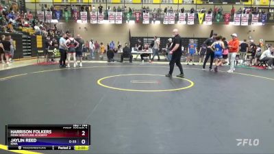 144 lbs Cons. Round 2 - Harrison Folkers, Moen Wrestling Academy vs Jaylin Reed, Iowa