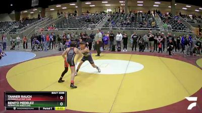 86 lbs Cons. Round 4 - Tanner Rauch, McMinnville Mat Club vs Benito Medelez, Hermiston Wrestling