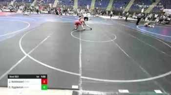 145 lbs Quarterfinal - Jacob Baldessari, Cherry Creek HS vs Caden Eggleston, Norris